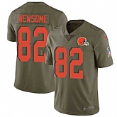 Nike Browns 82 Ozzie Newsome Olive Salute To Service Limited Jersey Dzhi,baseball caps,new era cap wholesale,wholesale hats